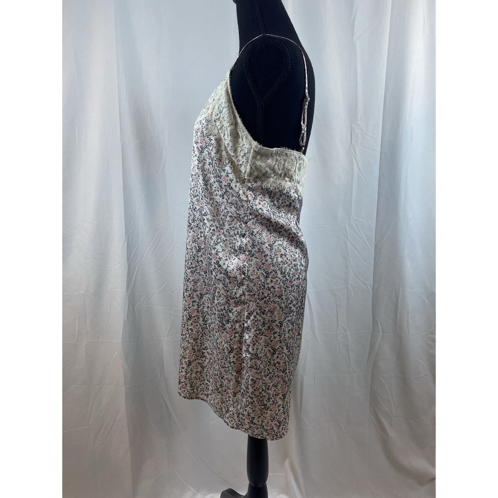 ABERCROMBIE & FITCH Ivory Floral‎ Slip Dress Lined Size Small Dainty - Picture 5 of 8